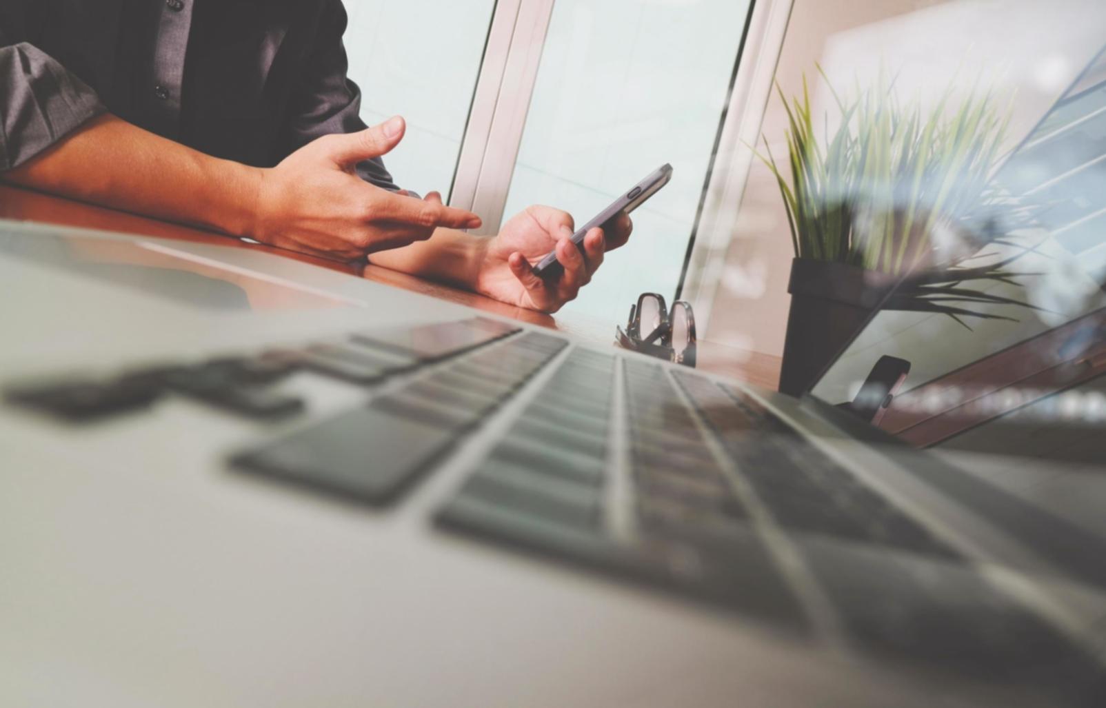 UX testing session showing user interaction with digital prototype interface